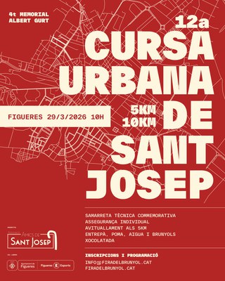 Cartell Cursa Sant Josep 2026