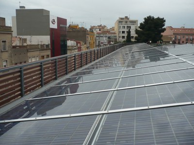Fotovoltaica - Coberta de la Plaça Catalunya